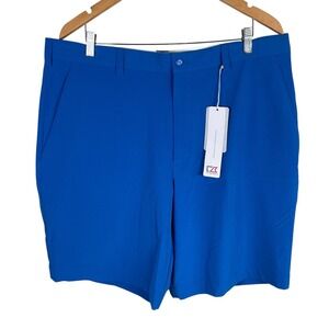 NEW Cutter & Buck DryTec Performance Golf Shorts Mens Actual‎ Sz 40 Blue Stretch